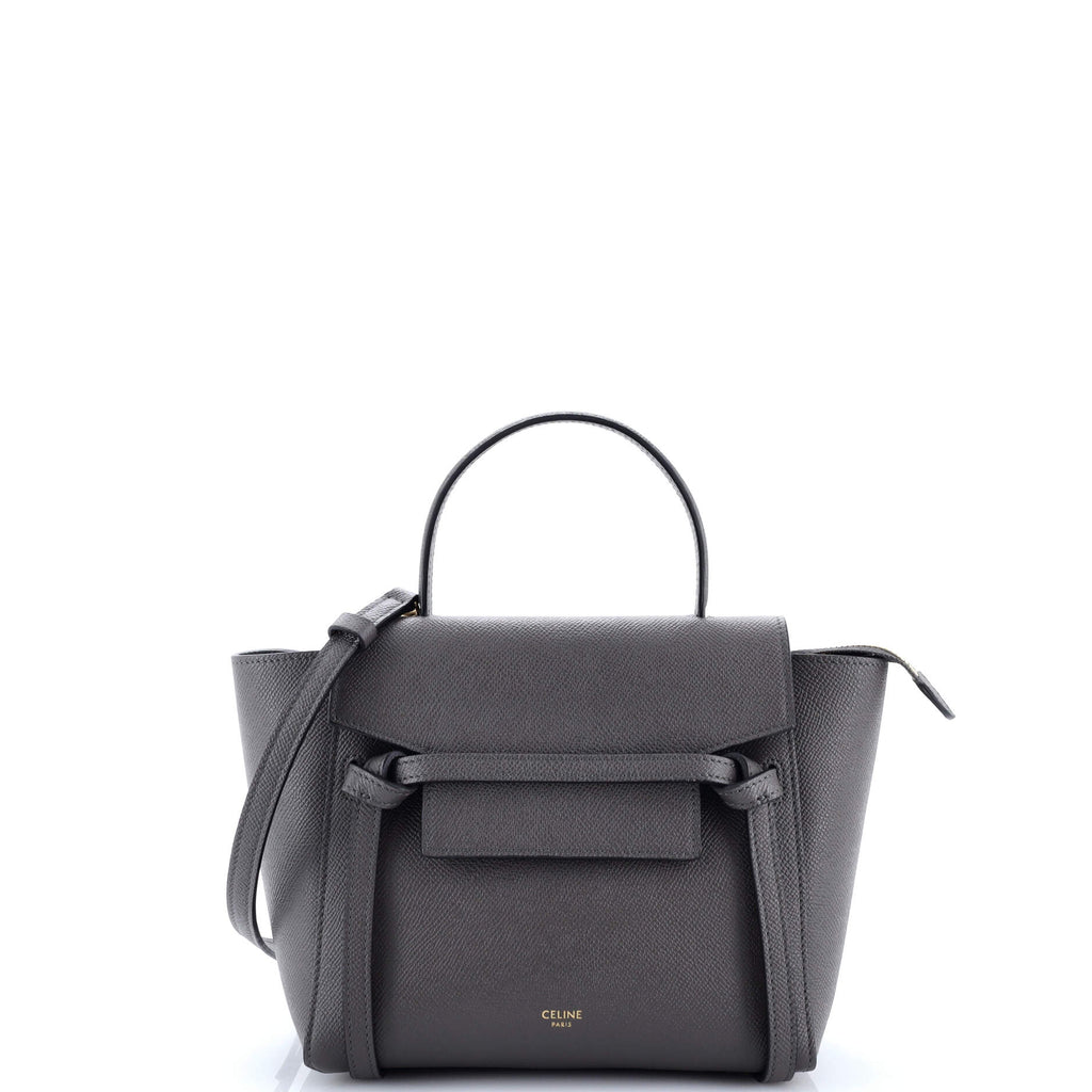 Belt Bag Textured Leather Nano