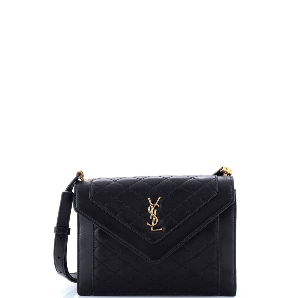 Gaby Envelope Satchel Quilted Leather Mini