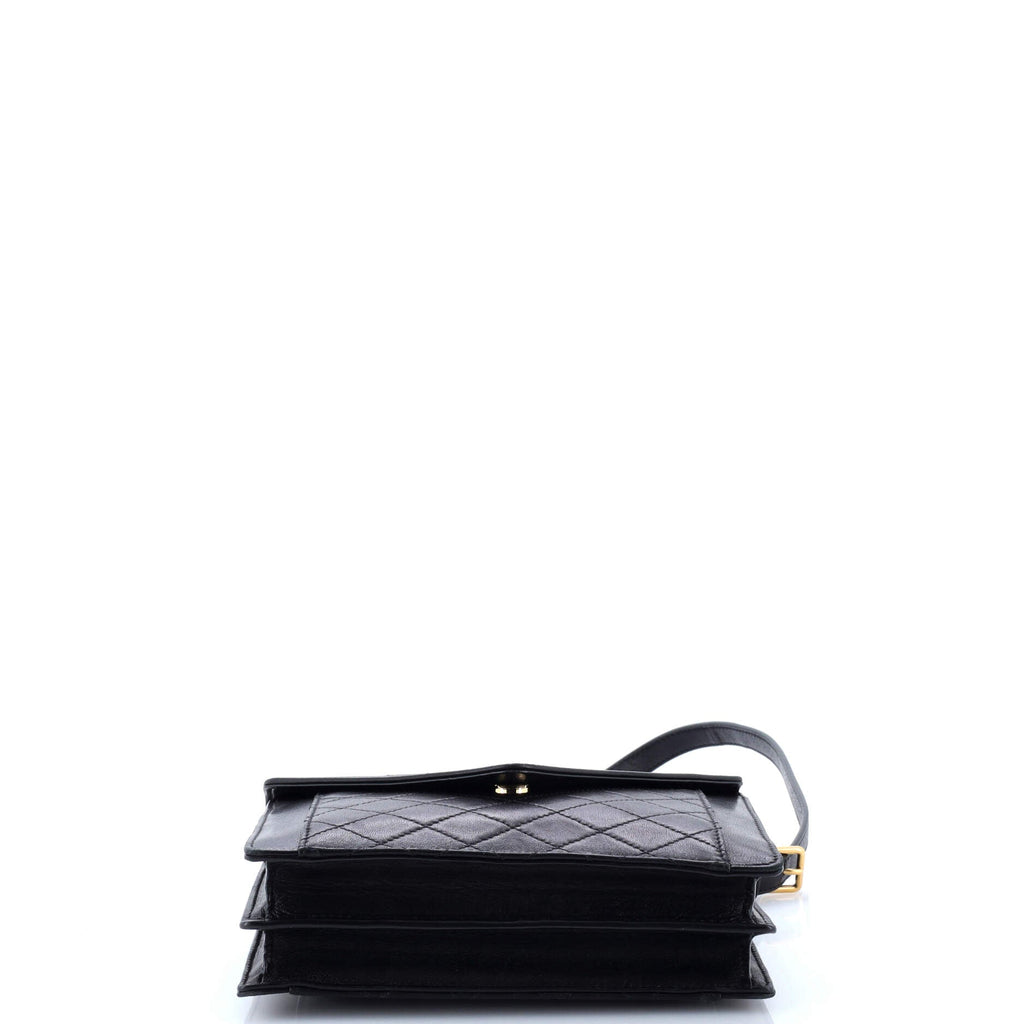Gaby Envelope Satchel Quilted Leather Mini