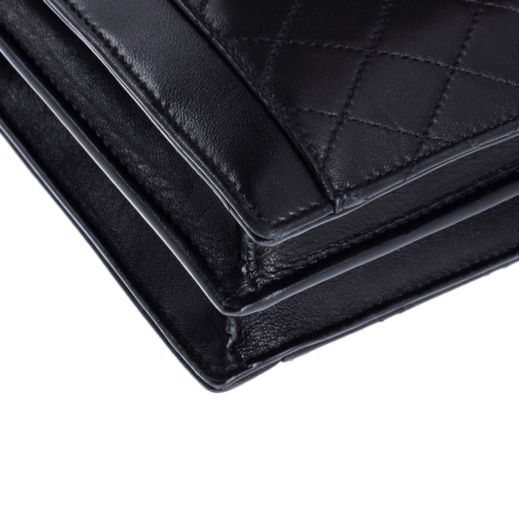 Gaby Envelope Satchel Quilted Leather Mini