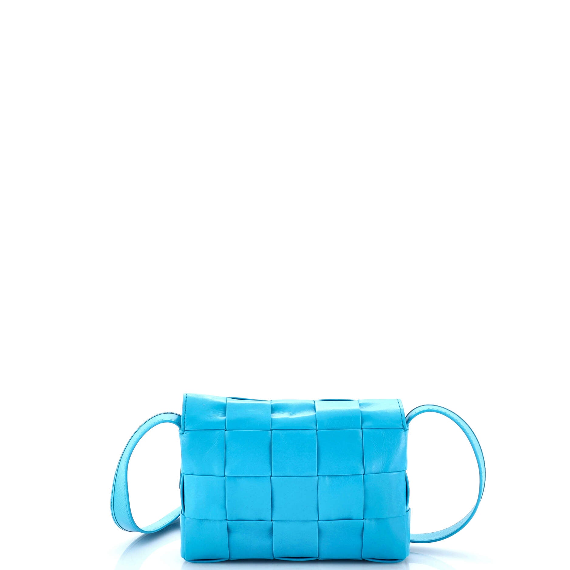 Cassette Crossbody Bag Maxi Intrecciato Leather Small