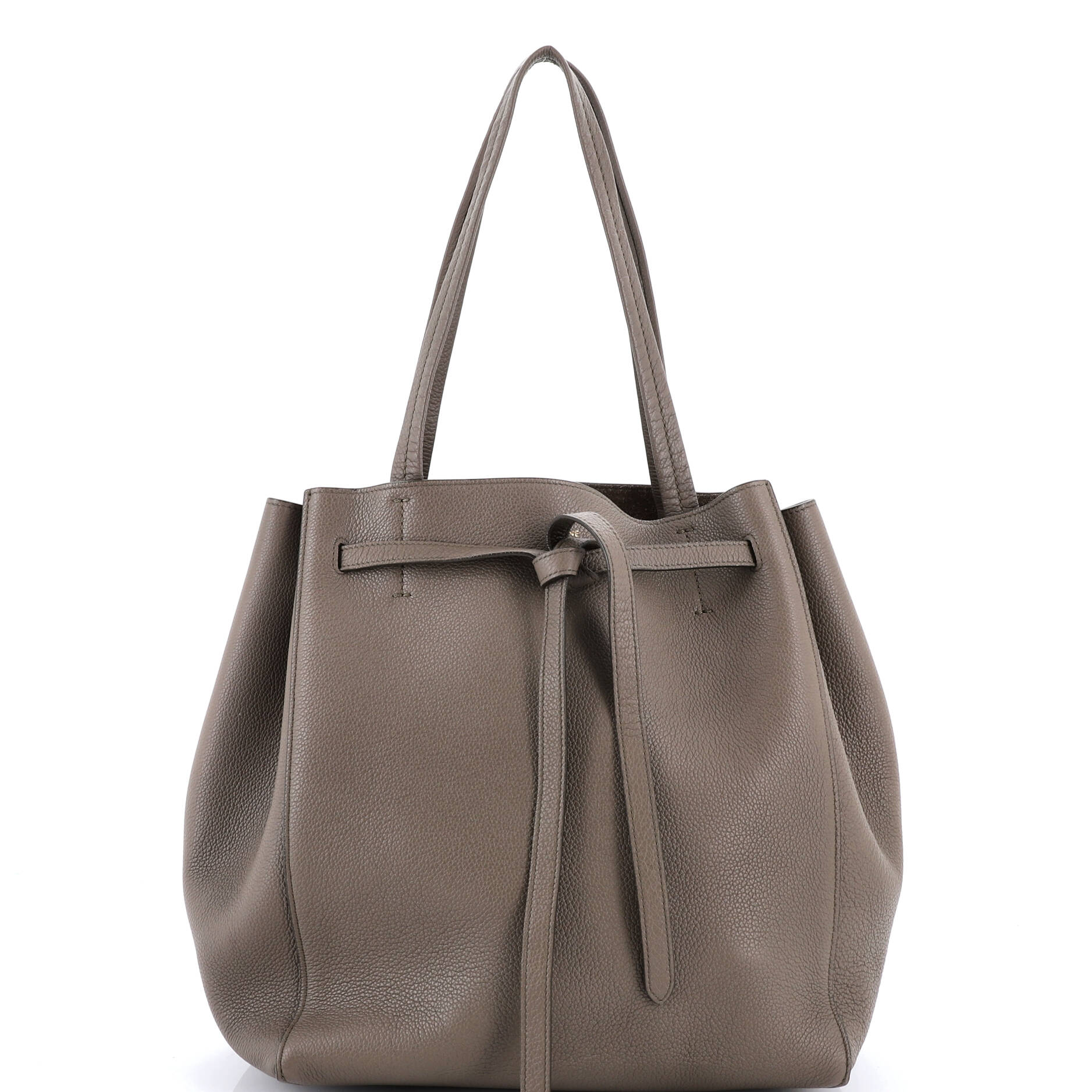 Phantom Tie Cabas Tote Leather Medium