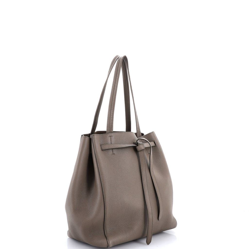 Phantom Tie Cabas Tote Leather Medium
