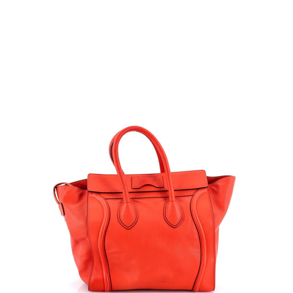 Luggage Bag Grainy Leather Mini