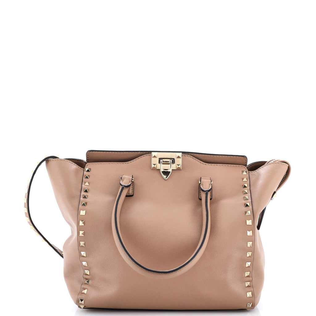 Rockstud Tote Soft Leather Medium