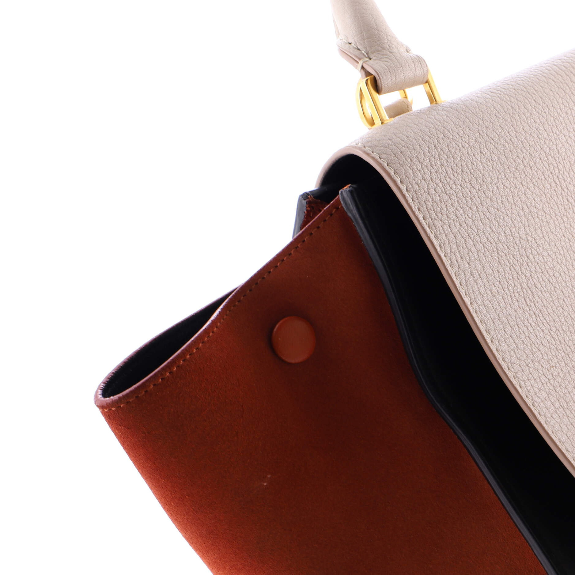 Tricolor Trapeze Bag Leather Small