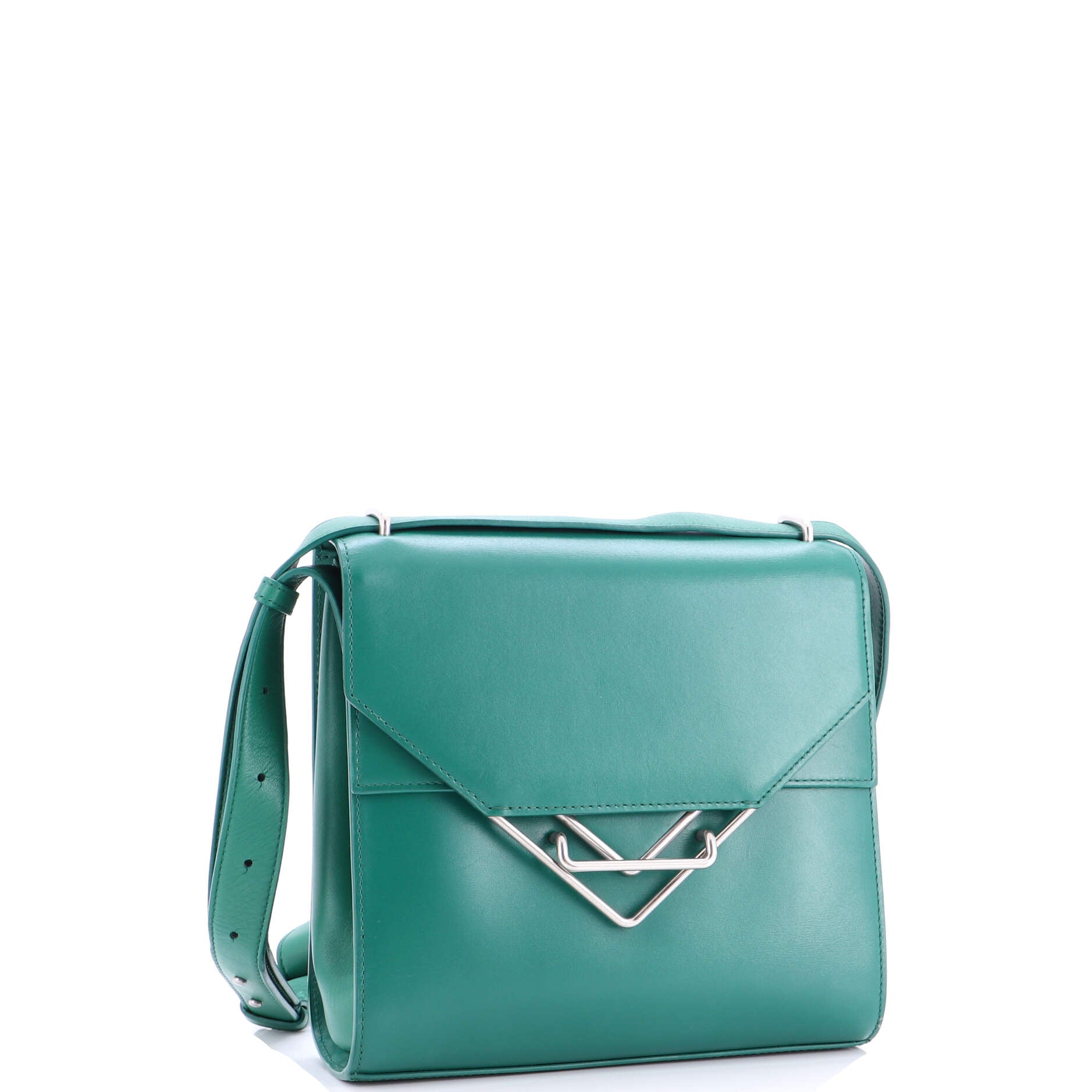 Clip Flap Bag Leather