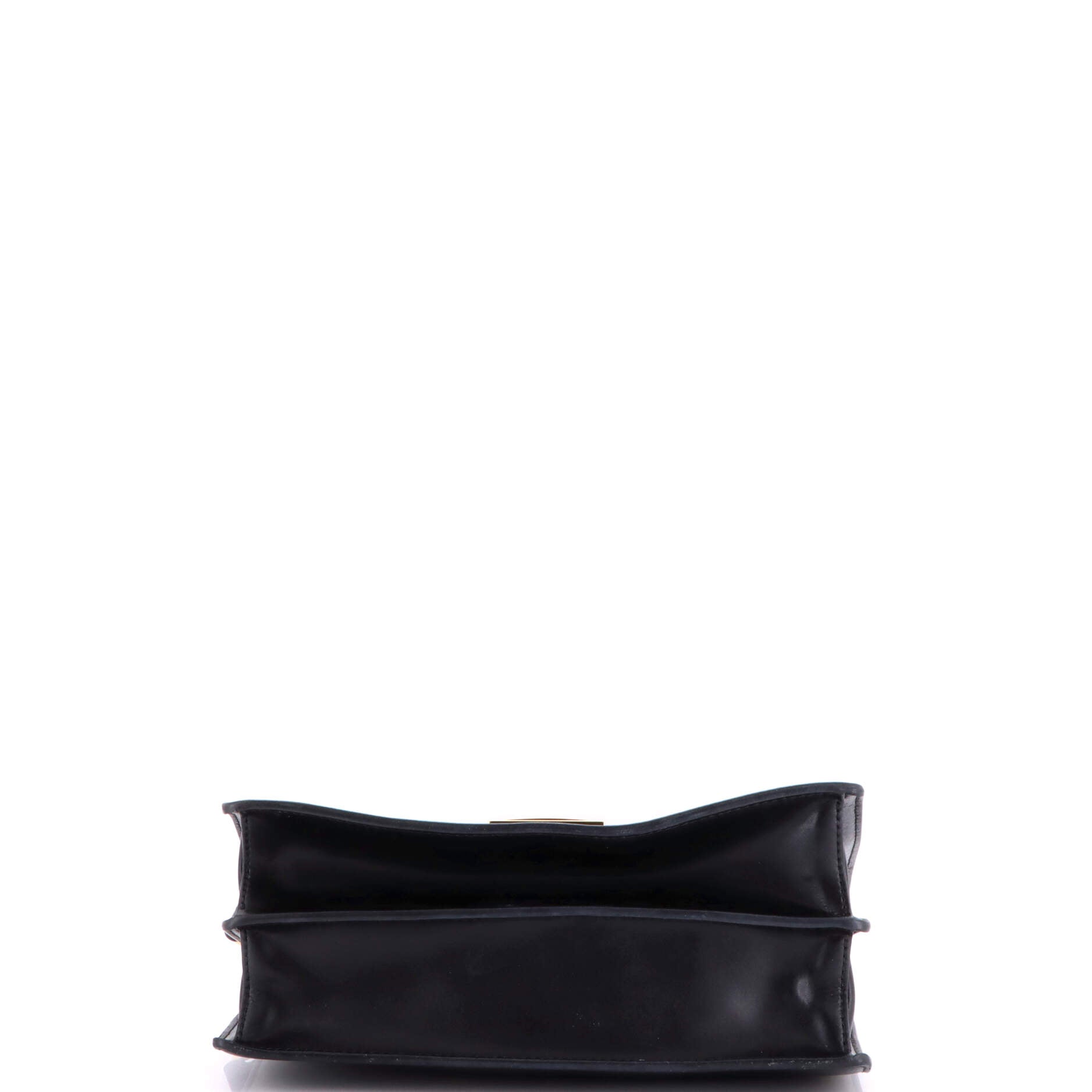 Kan U Shoulder Bag Zucca Embossed Leather Medium