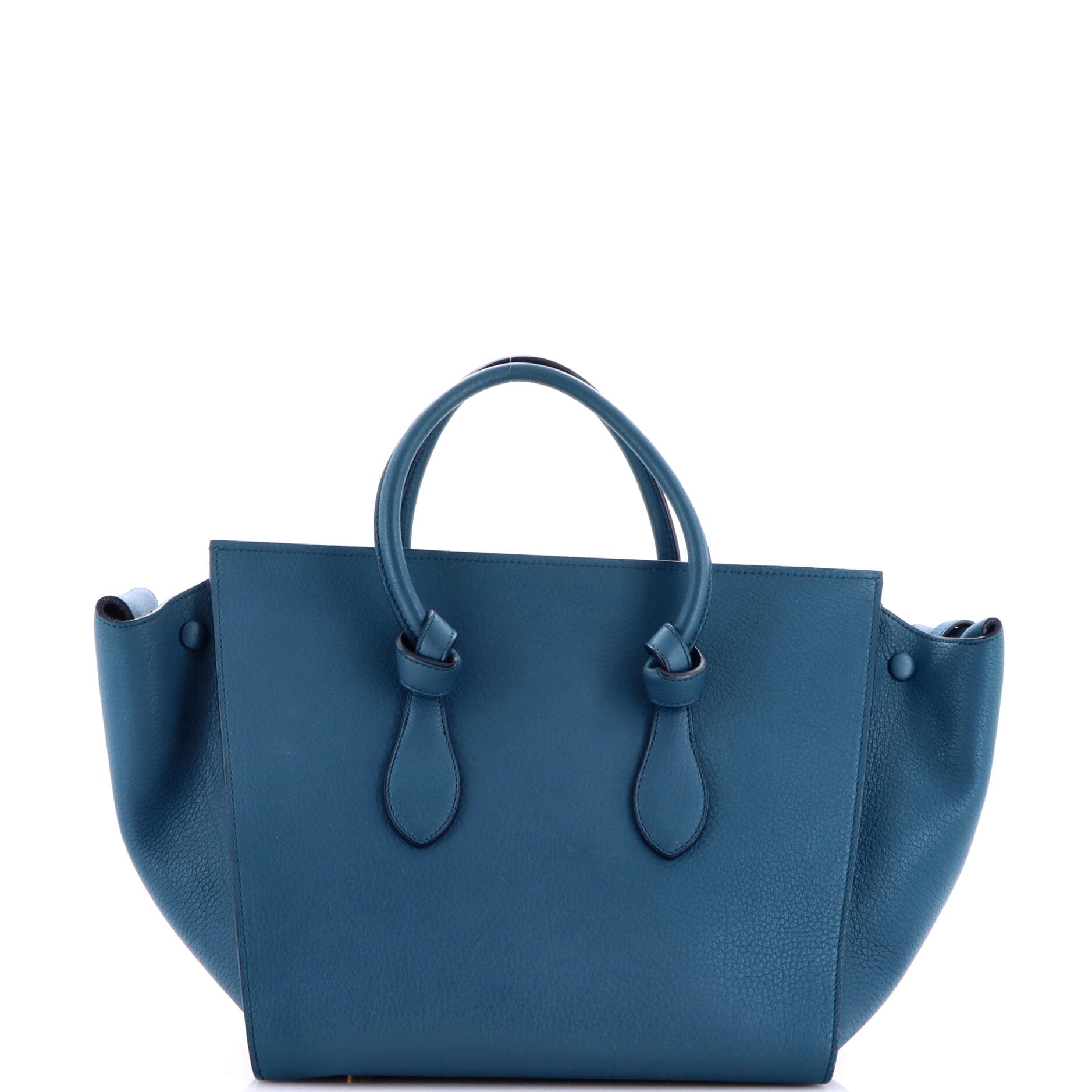 Tie Knot Tote Grainy Leather Small