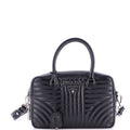 Bowling Bag Diagramme Quilted Leather Medium