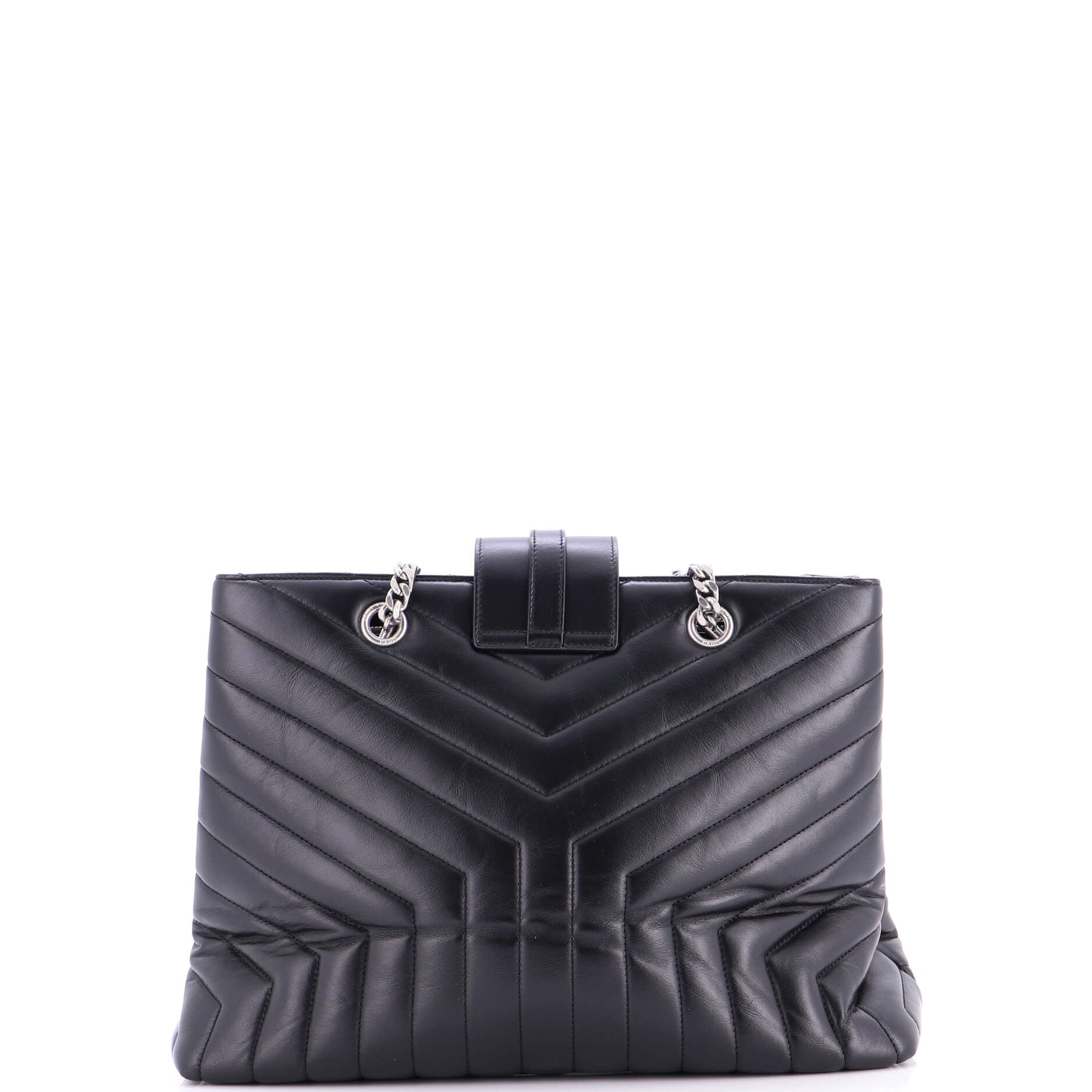 LouLou Tote Matelasse Chevron Leather Large