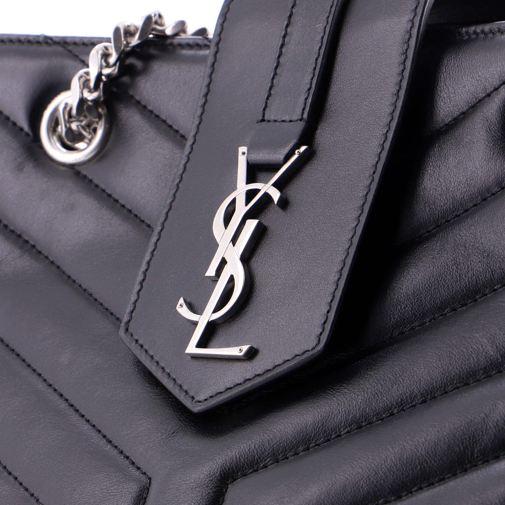 LouLou Tote Matelasse Chevron Leather Large