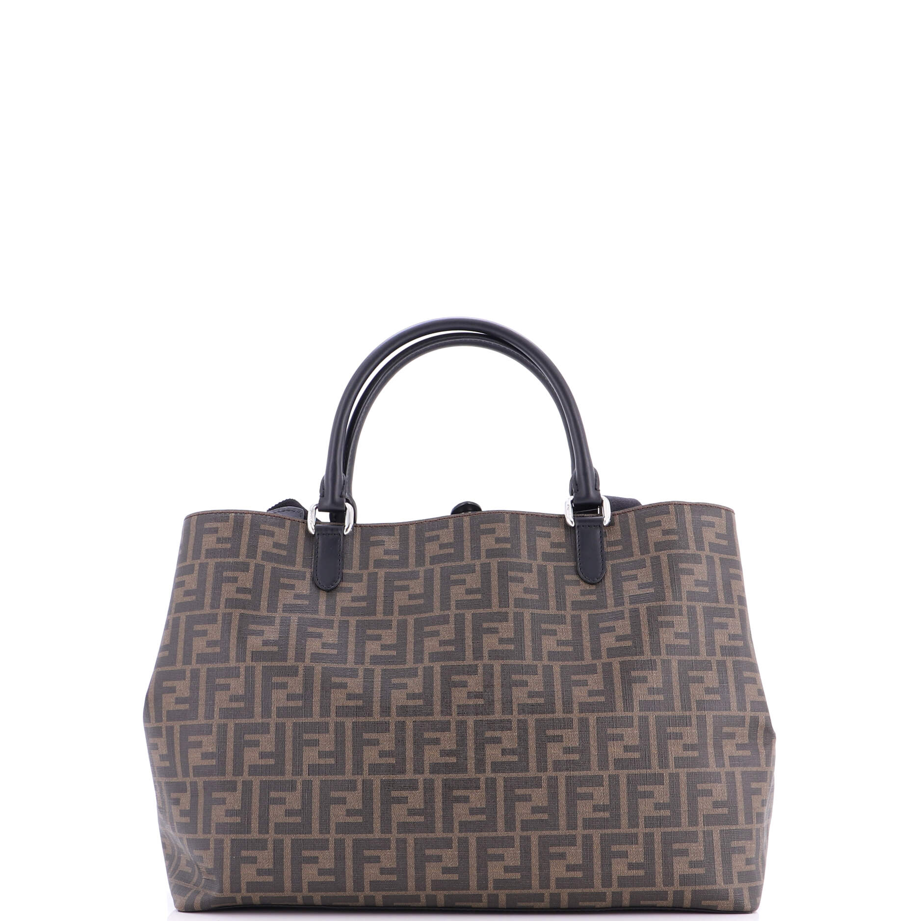 Convertible Shopping Tote Zucca Coated Canvas East West