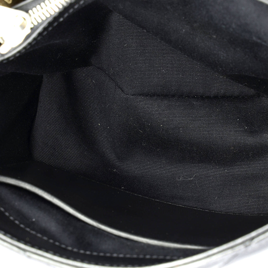 LouLou Top Handle Bag Matelasse Chevron Leather Medium