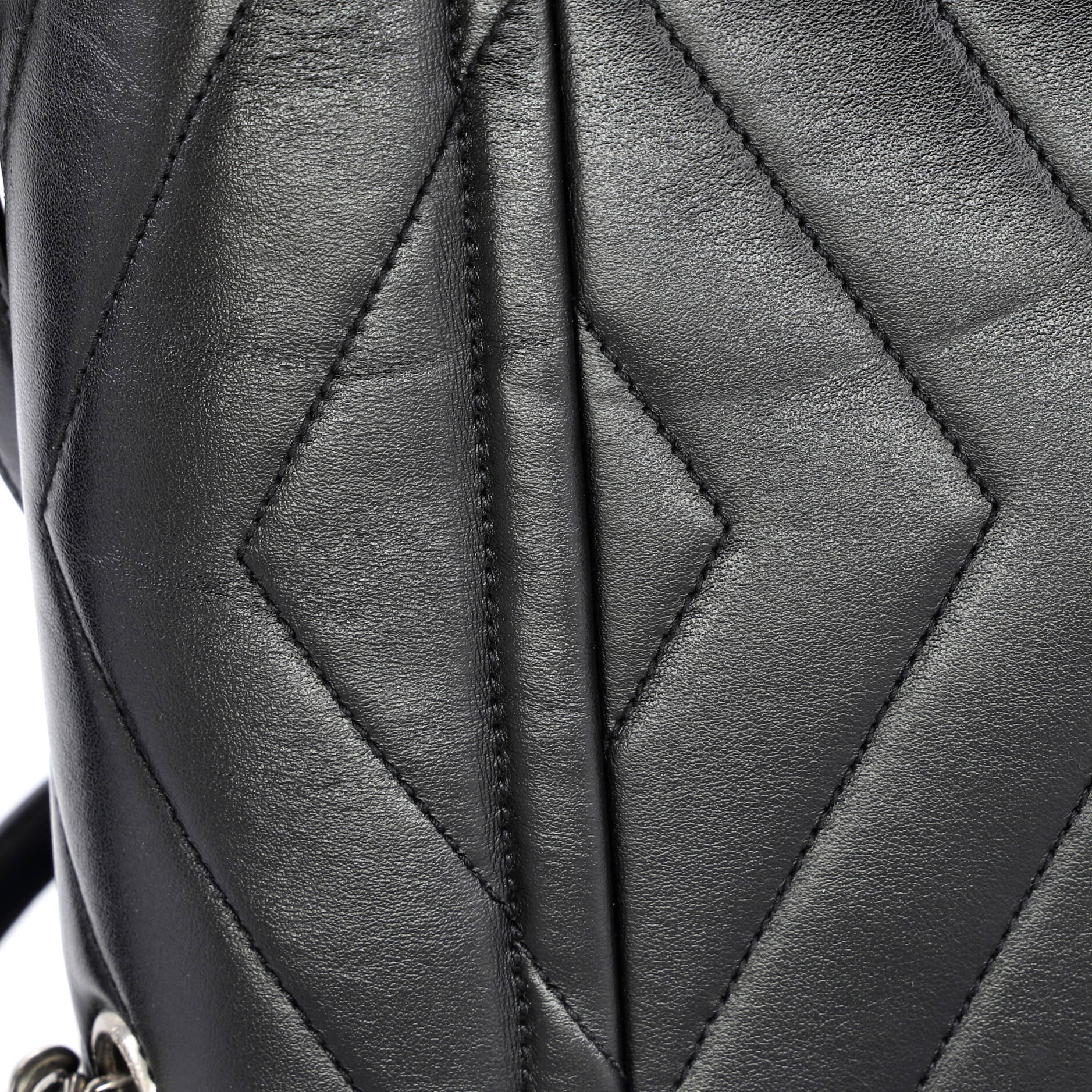LouLou Top Handle Bag Matelasse Chevron Leather Medium