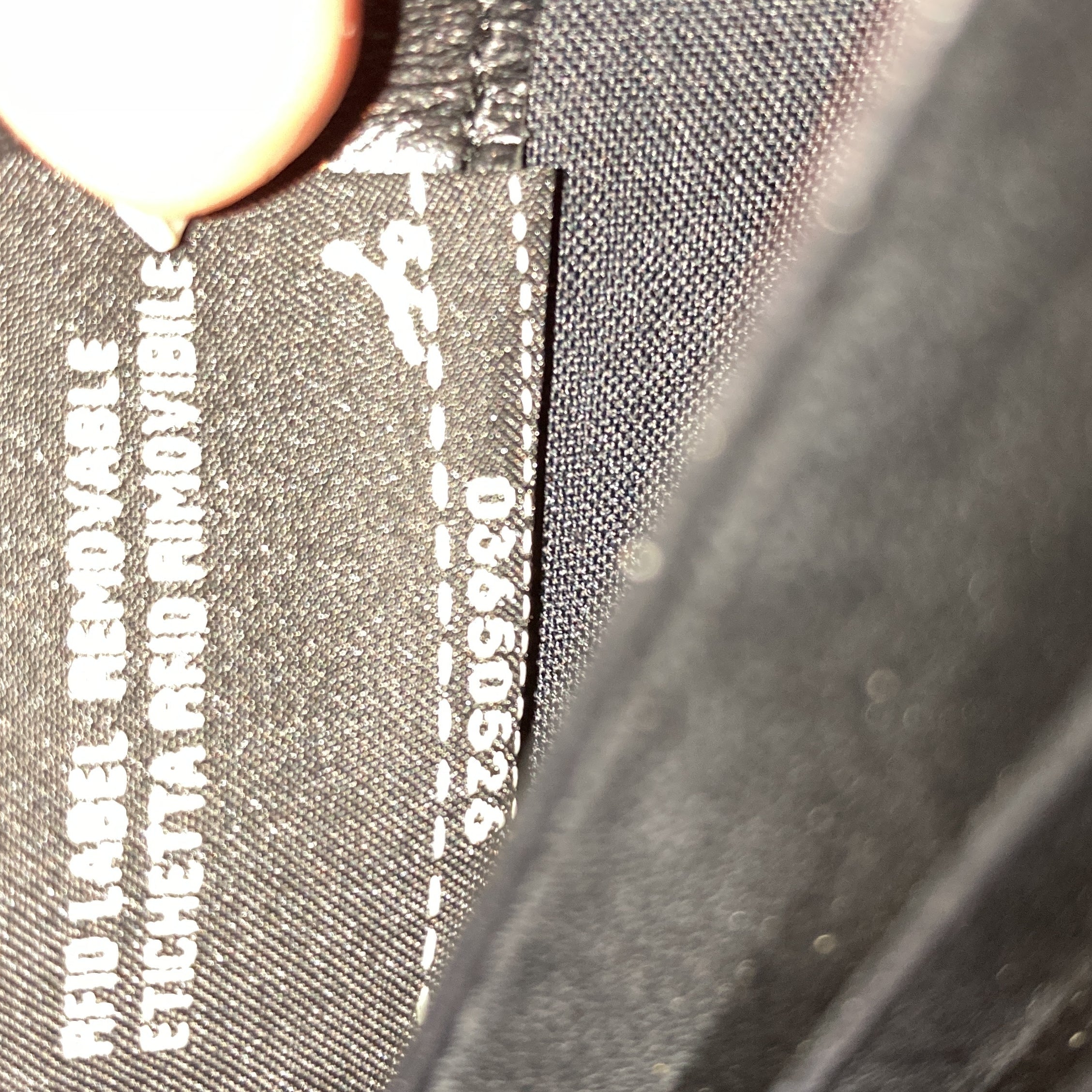 Logo Continental Wallet on Chain Studded Leather