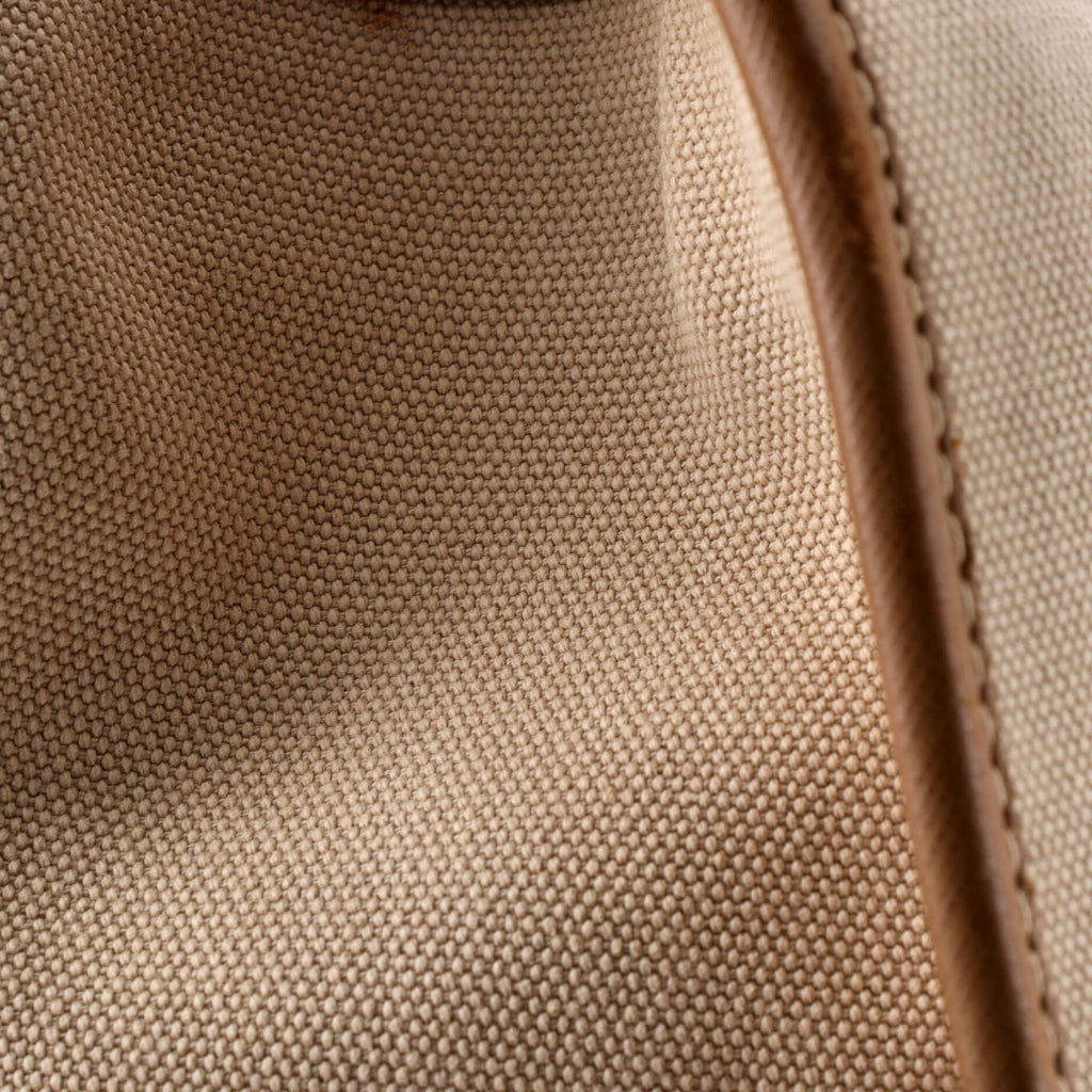 Convertible Tote Canvas and Saffiano Leather Large
