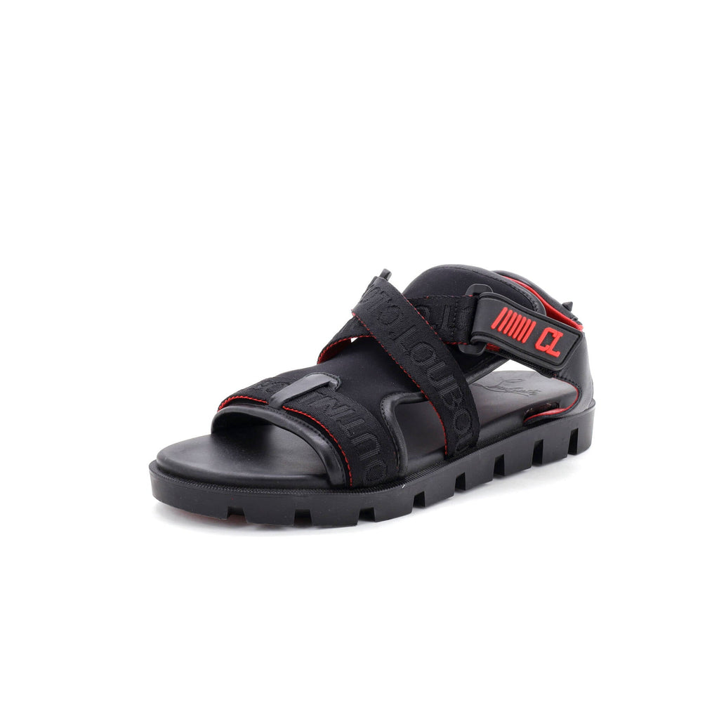Women's Velcrissimo Flat Sandals Leather and Nylon