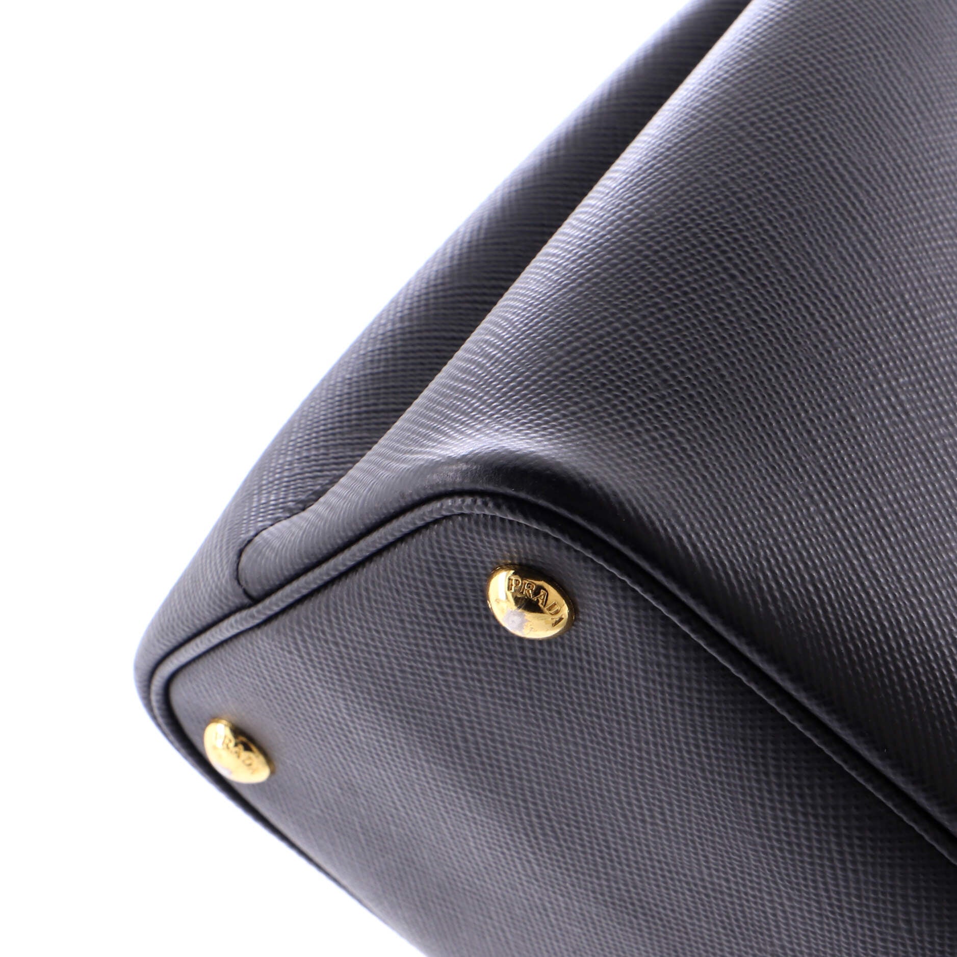 Cuir Double Tote Saffiano Leather Medium