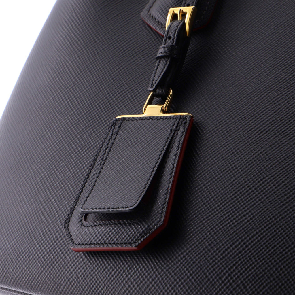 Cuir Double Tote Saffiano Leather Medium