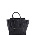 Luggage Bag Grainy Leather Micro