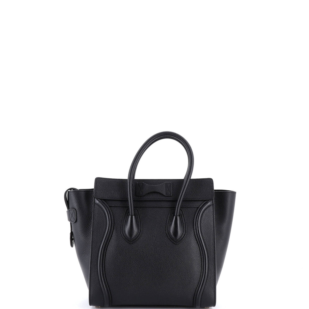 Luggage Bag Grainy Leather Micro
