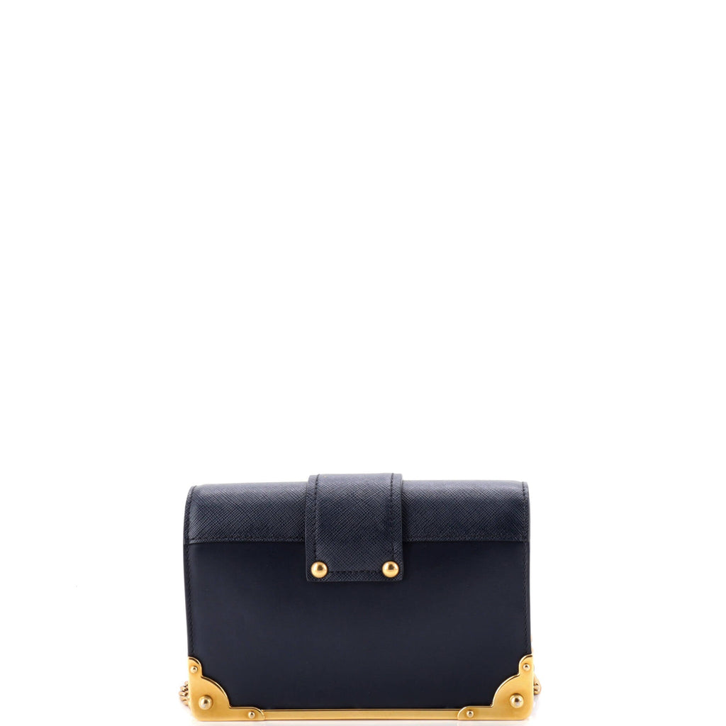 Cahier Crossbody Bag Embellished Leather Small