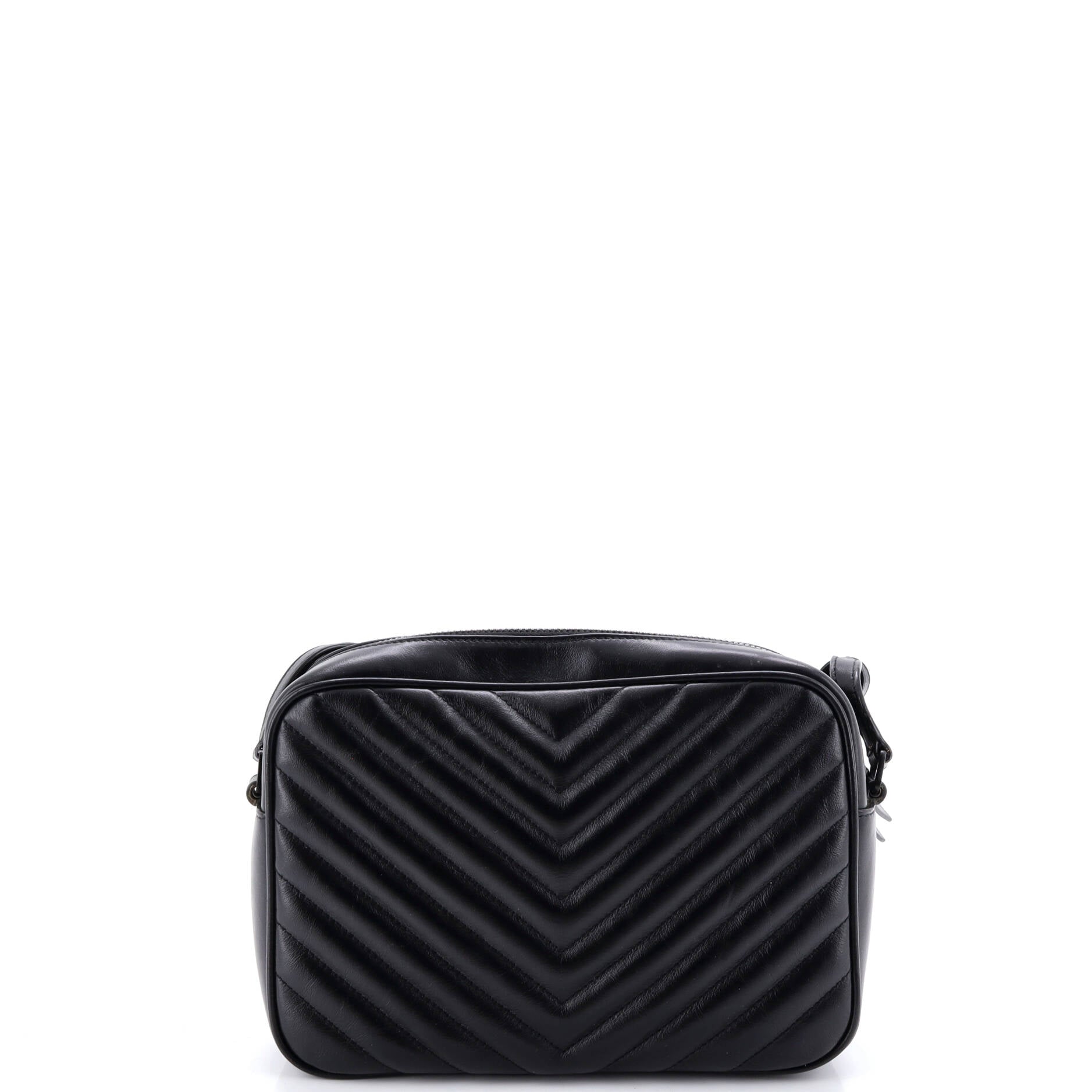 Lou Camera Bag Matelasse Chevron Leather Small