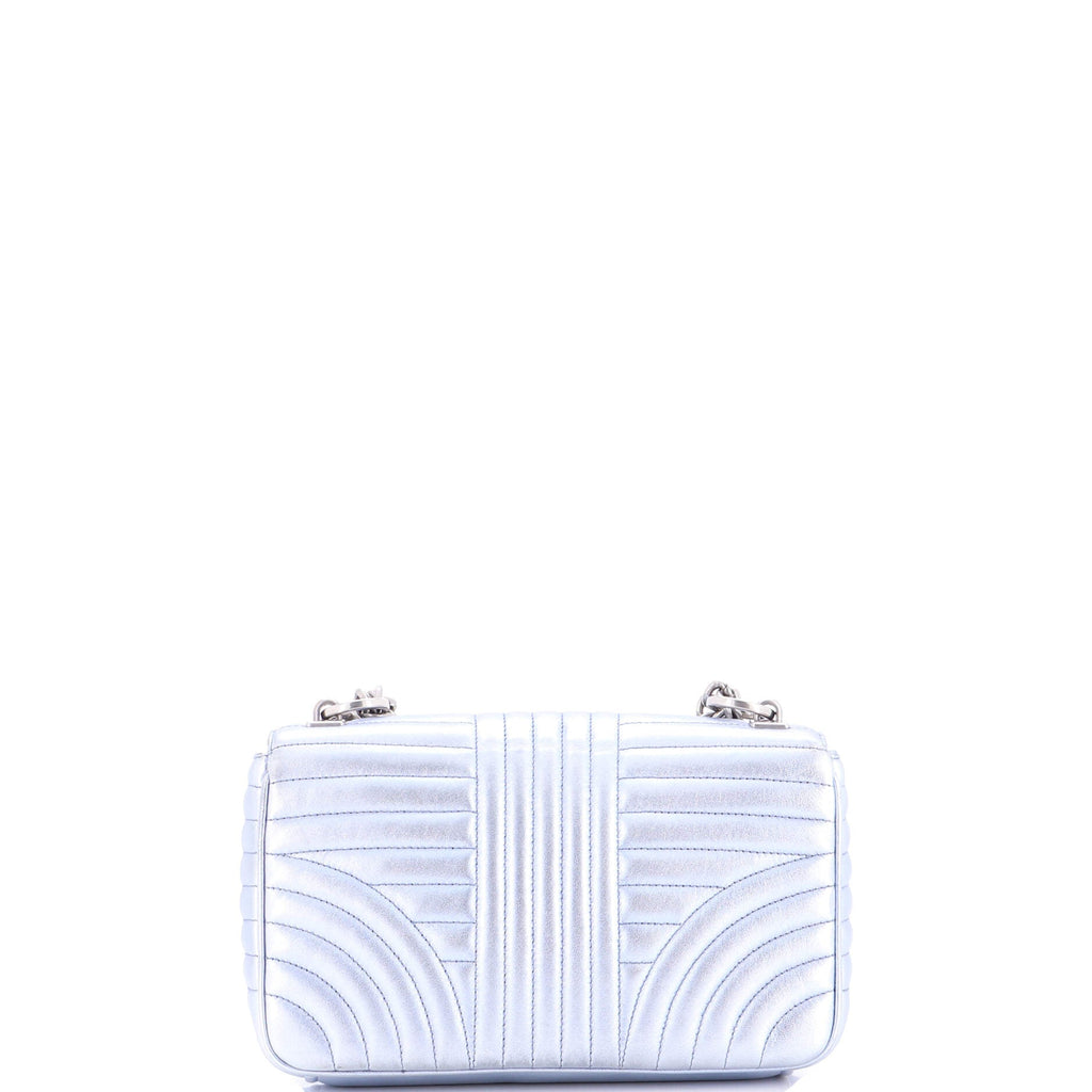 Chain Flap Shoulder Bag Diagramme Quilted Leather Medium