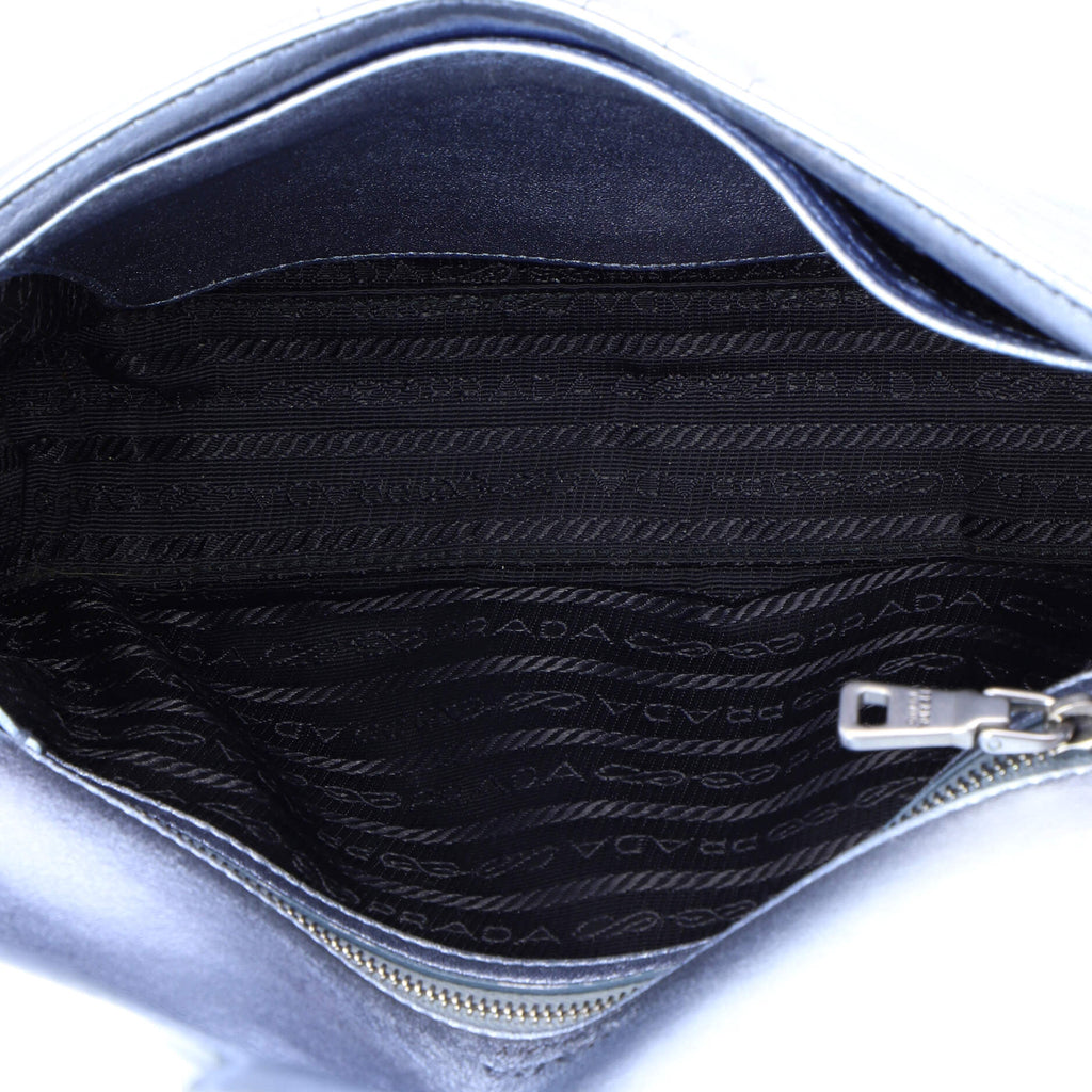 Chain Flap Shoulder Bag Diagramme Quilted Leather Medium