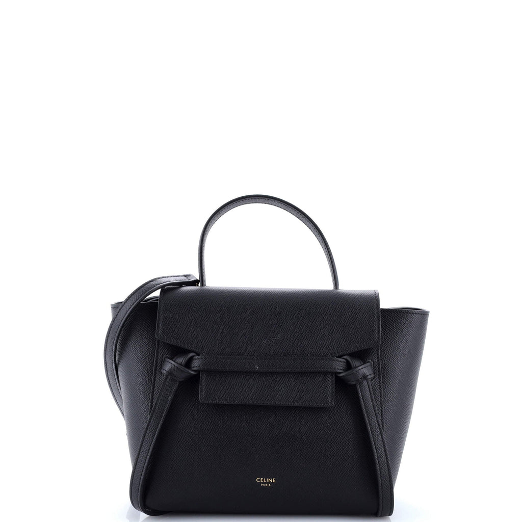 Belt Bag Textured Leather Nano