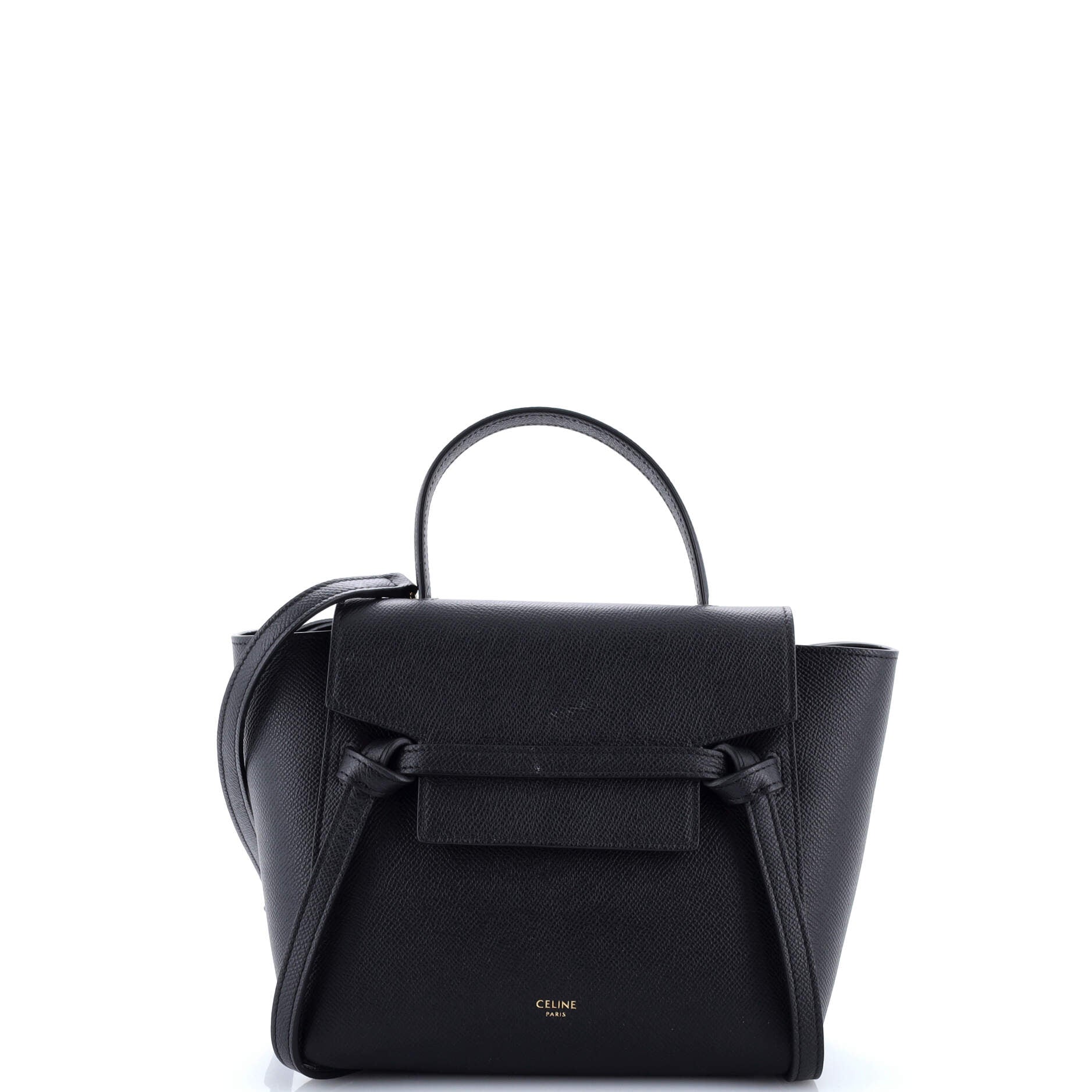 Belt Bag Textured Leather Nano