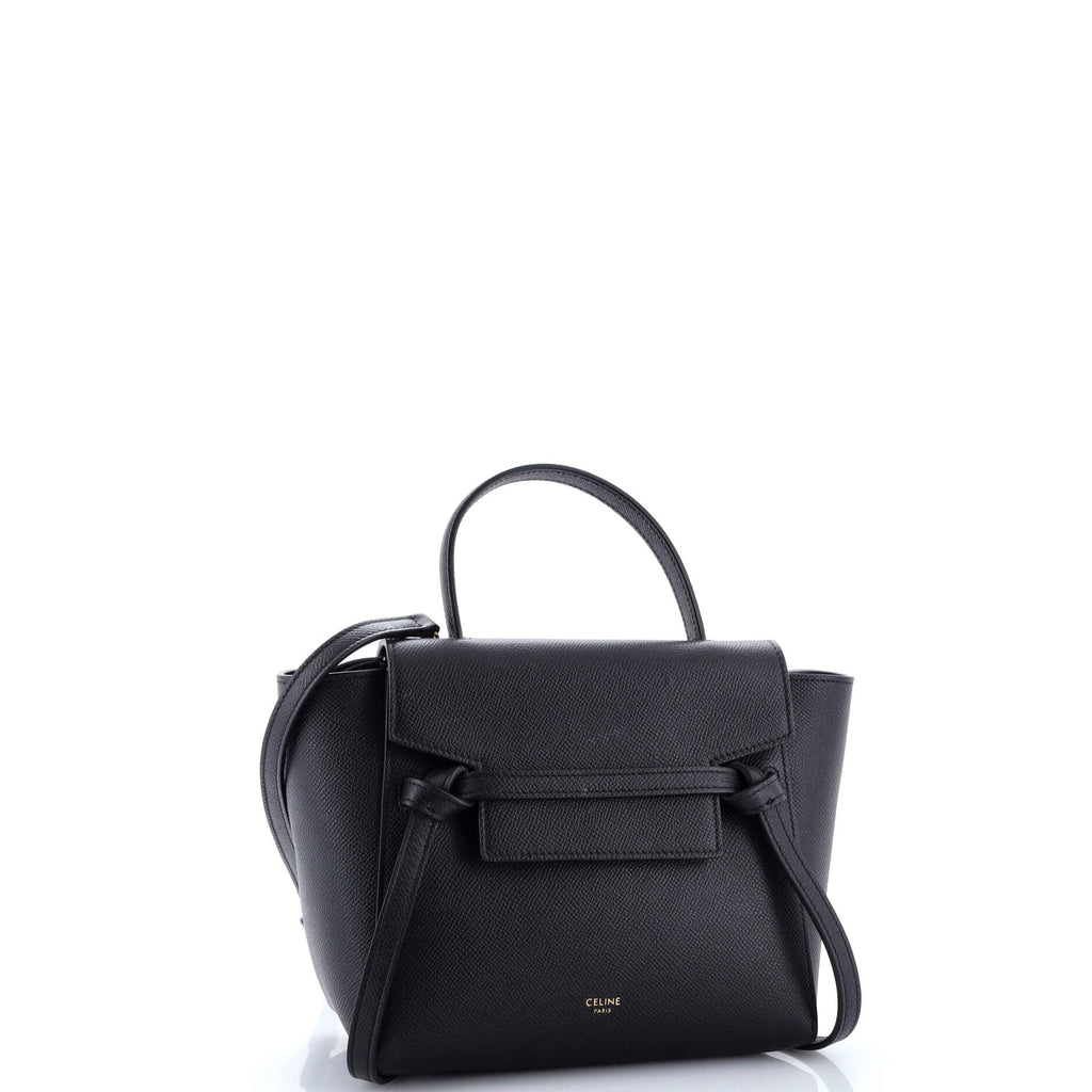 Belt Bag Textured Leather Nano