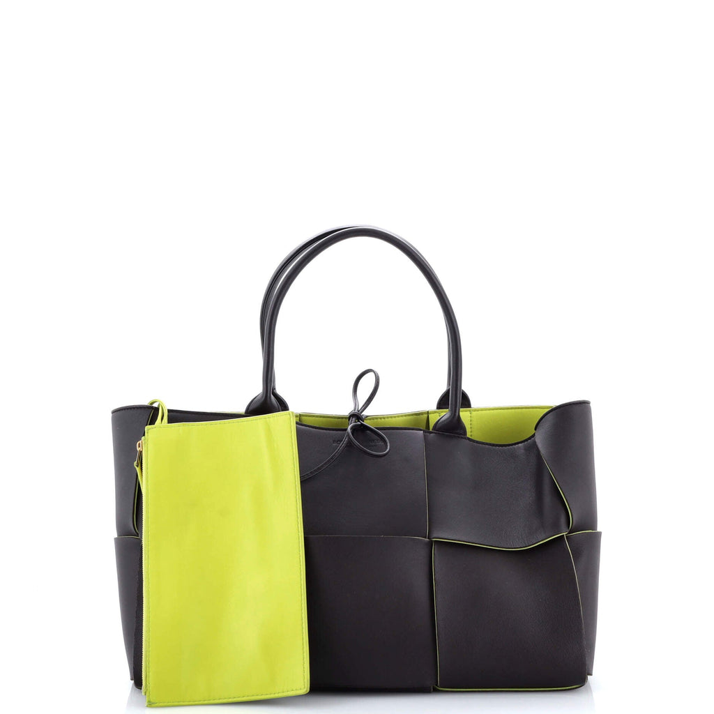 Arco Tote Maxi Intrecciato Leather Medium