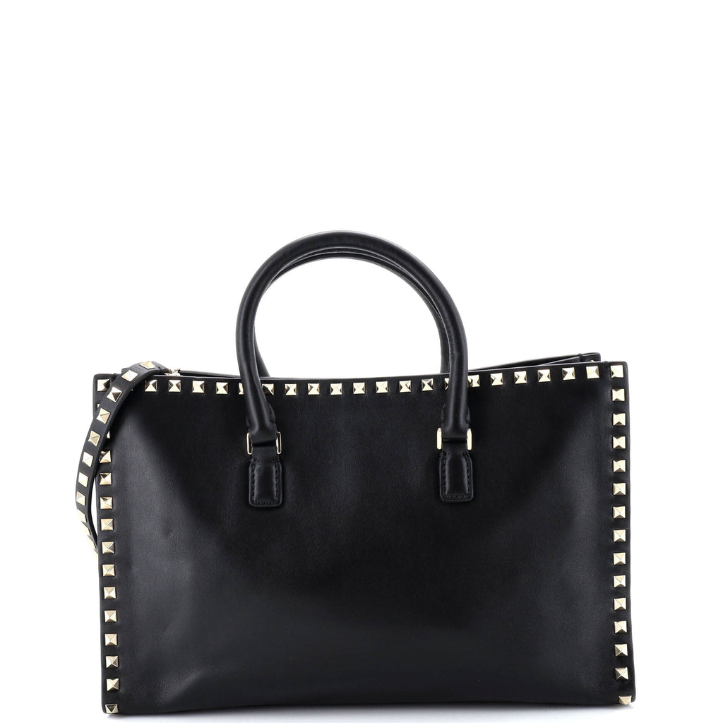 Rockstud Convertible Tote Leather Medium