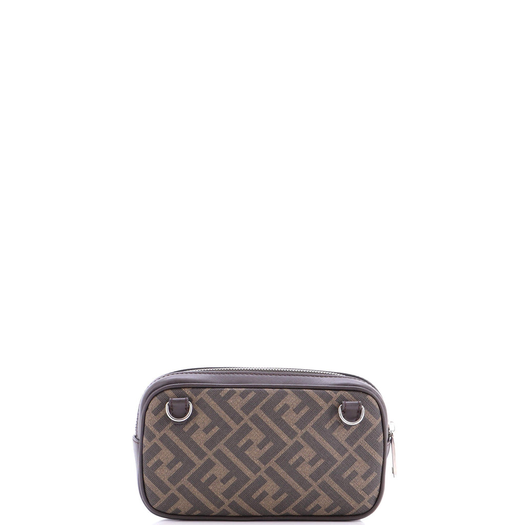 Logo Camera Case Bag Zucca Coated Canvas Medium