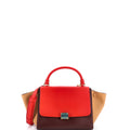 Tricolor Trapeze Bag Leather Small
