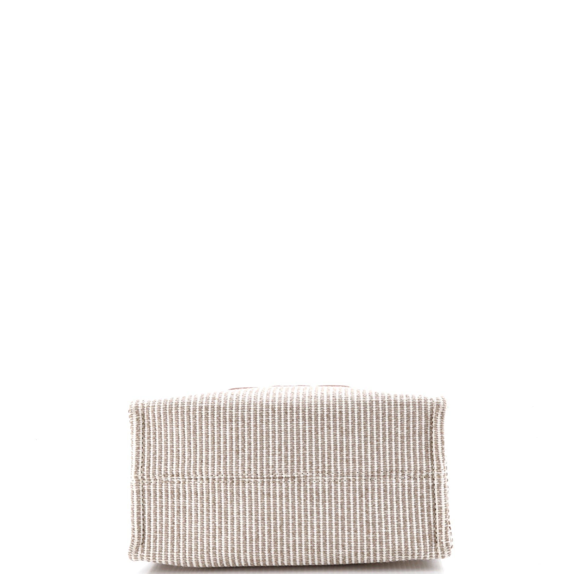 Cabas Thais Tote Triomphe Striped Textile Small