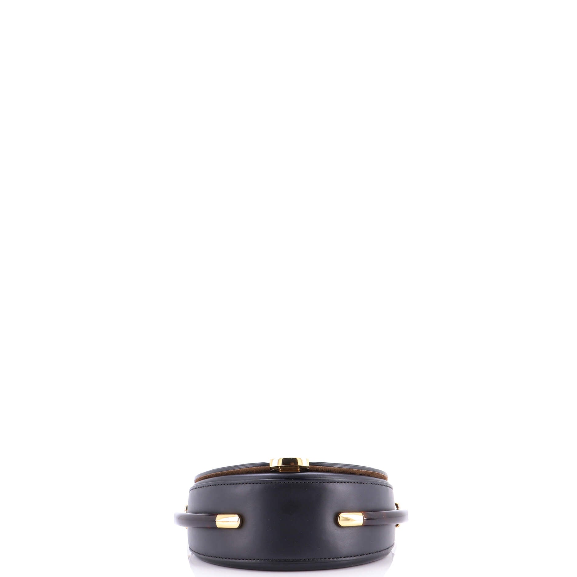 Moonlight Flap Bag Leather with Plexiglass Detail