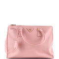 Double Zip Lux Tote Saffiano Leather Medium