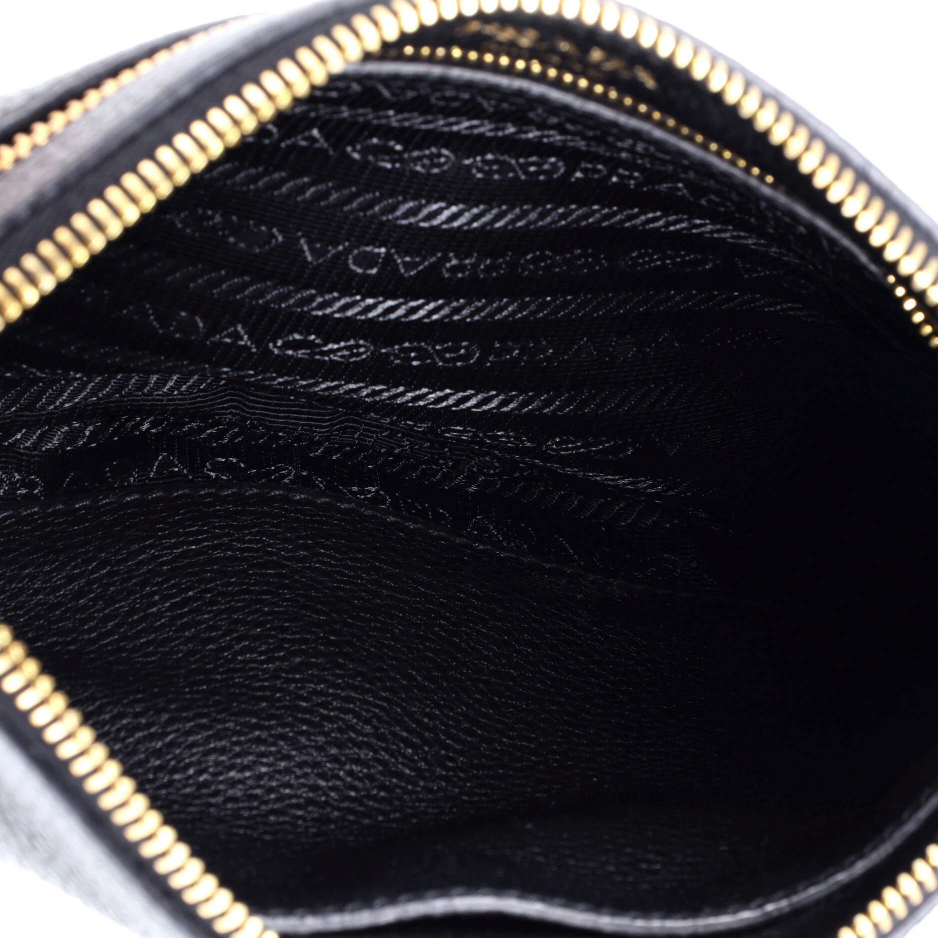 Flat Zip Crossbody Bag Vitello Daino Mini