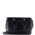 Roman Stud Flap Bag Quilted Leather Medium