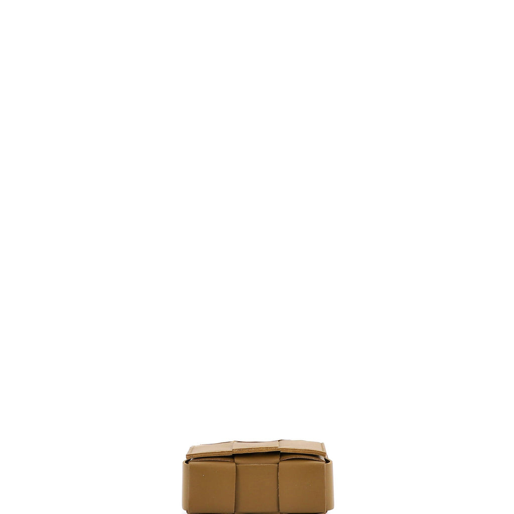 Cassette Crossbody Bag Maxi Intrecciato Leather Candy