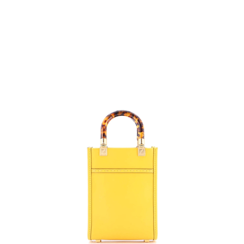 Sunshine Shopper Tote Leather Mini