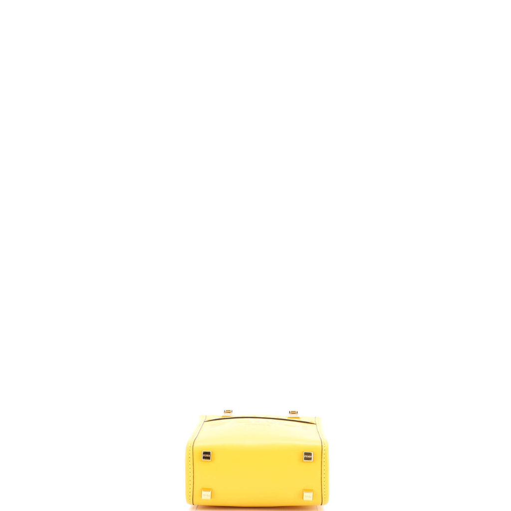 Sunshine Shopper Tote Leather Mini