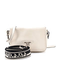 Dual Strap Flap Crossbody Bag Vitello Daino Small