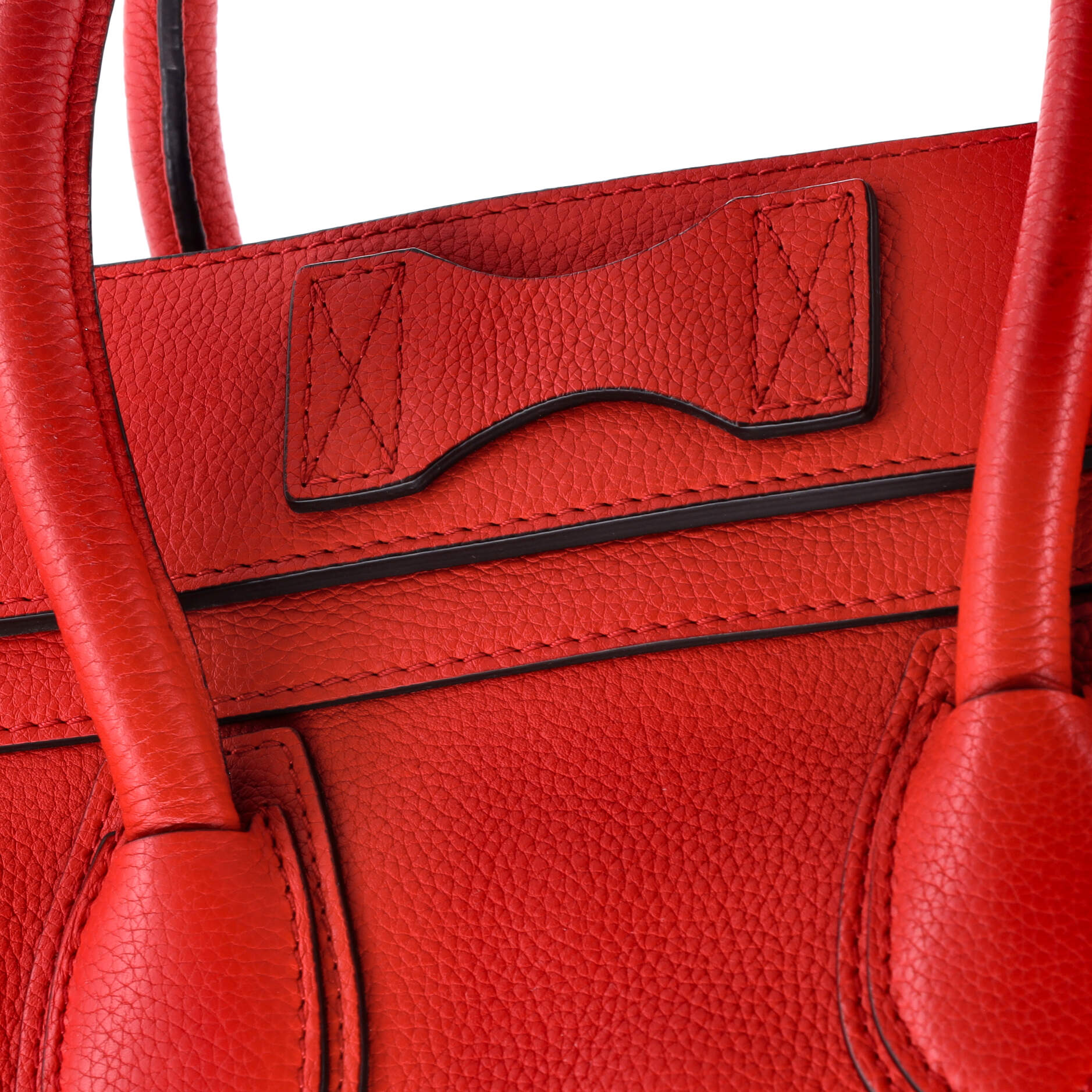 Luggage Bag Grainy Leather Mini