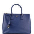 Double Zip Lux Tote Saffiano Leather Large