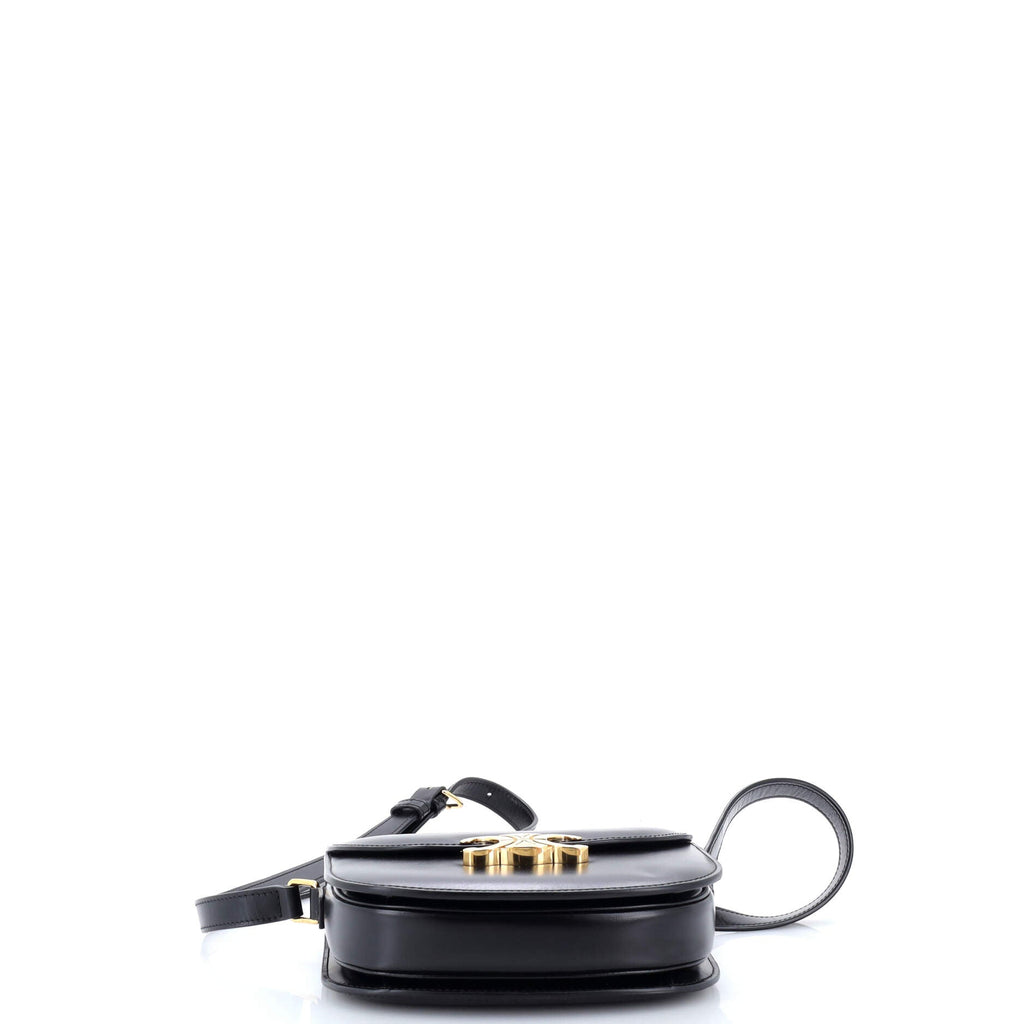 Triomphe Besace Clea Flap Bag Leather