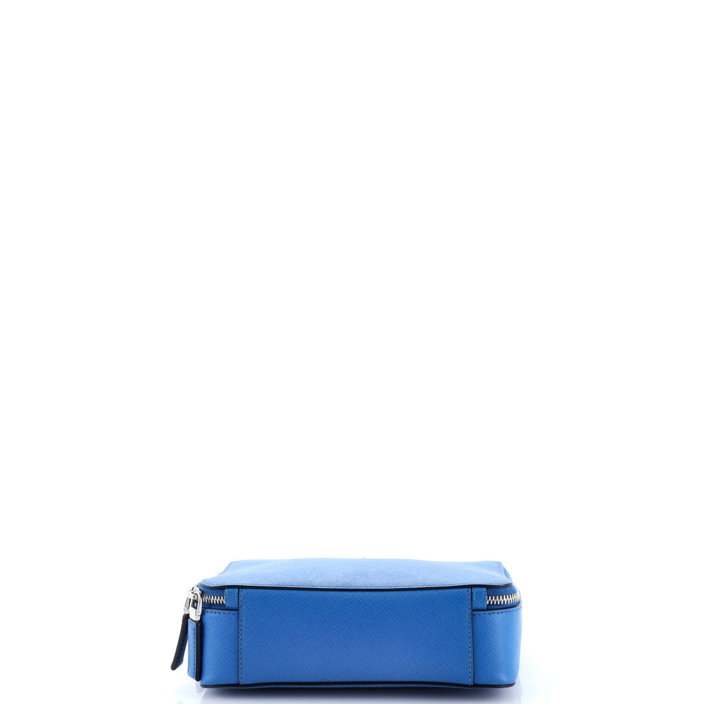 Brique Crossbody Bag Saffiano Leather Small
